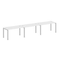 Стол-станция METALL SYSTEM на 3 раб.места на П-образном м/к  БП.СМ-3.3 4200*720*750